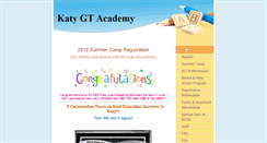 Desktop Screenshot of katygtacademy.org